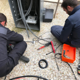 Installation complète de l'électricité dans les nouveaux bâtiments Andolsheim