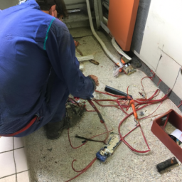 Pose de détecteurs de gaz connectés à des systèmes d'alerte Sare